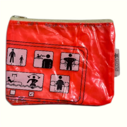 Wet Bag Small – Zippered Pouch from Upcycled Pool Inflatables