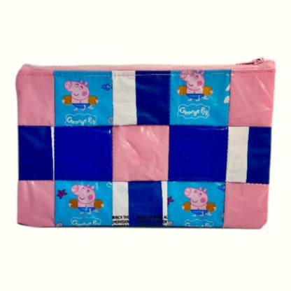 Sustainable Patchwork Evening Purse Clutch Bag – Eco-Friendly Purse Made from Upcycled Pool Inflatables