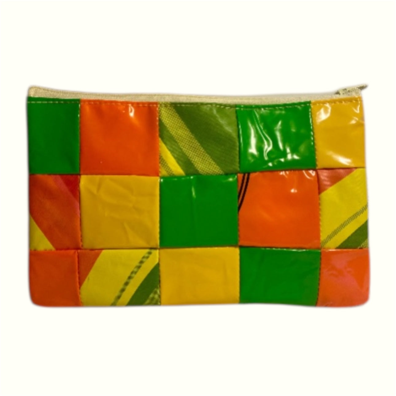 Sustainable Patchwork Evening Purse Clutch Bag – Eco-Friendly Purse Made from Upcycled Pool Inflatables