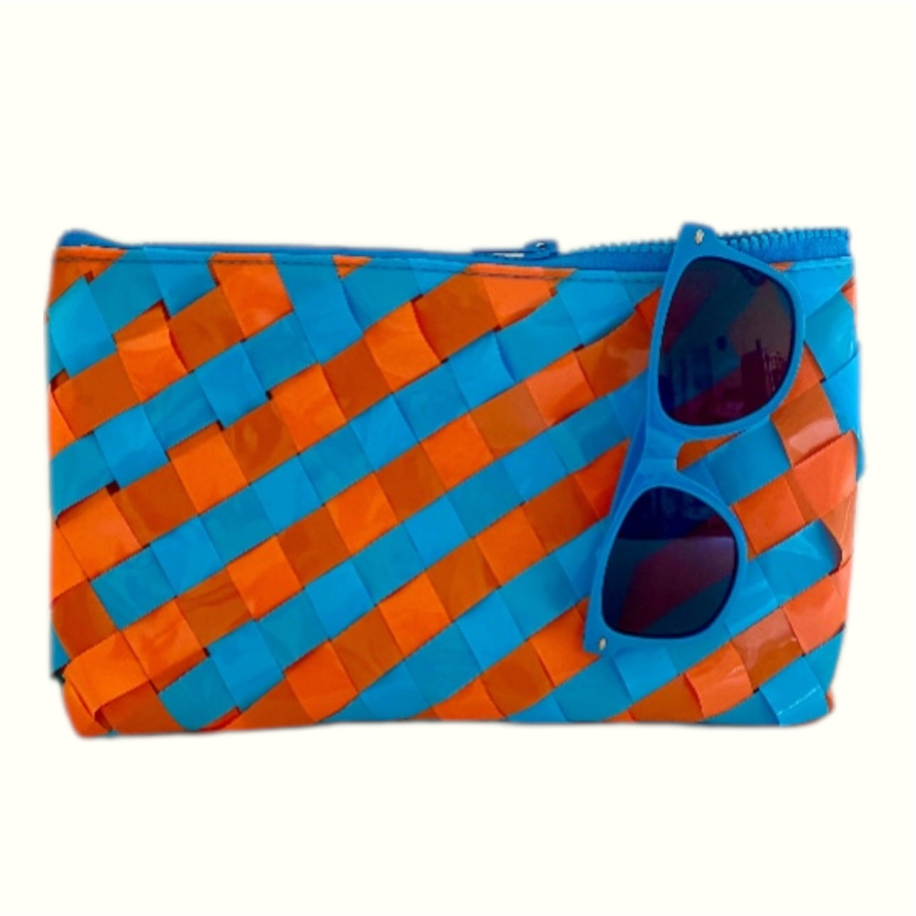 Sustainable Patchwork Evening Purse Clutch Bag – Eco-Friendly Purse Made from Upcycled Pool Inflatables