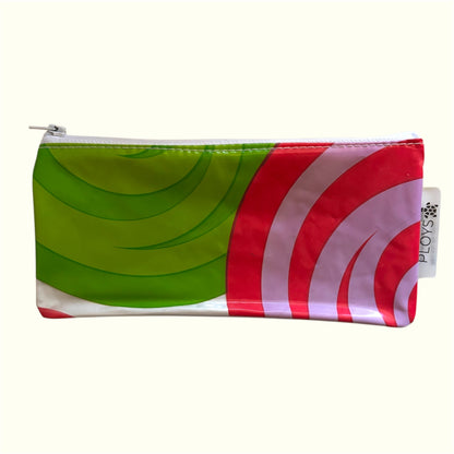 Pencil Case or Zippered pouch  - Recycled inflatables