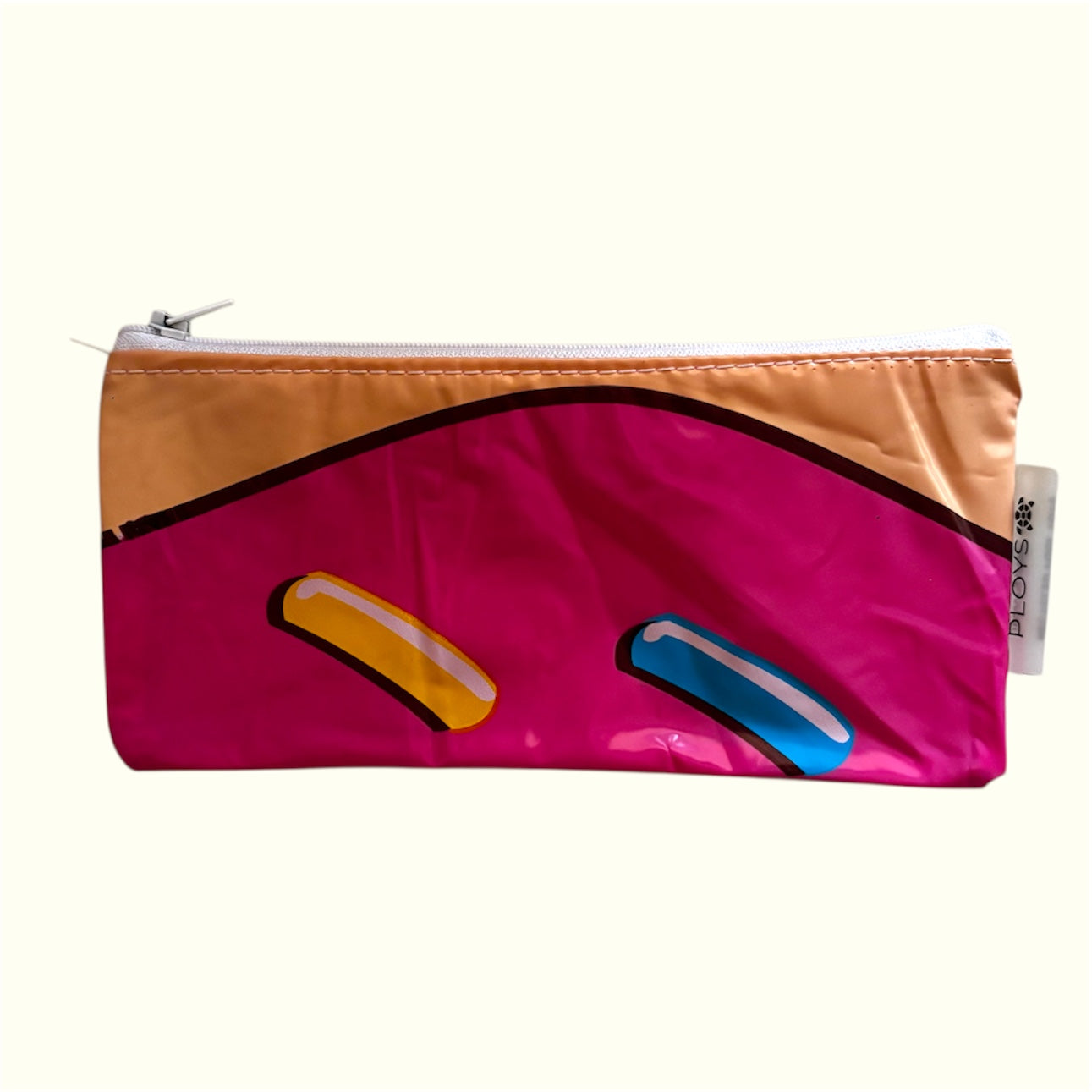 Pencil Case or Zippered pouch  - Recycled inflatables