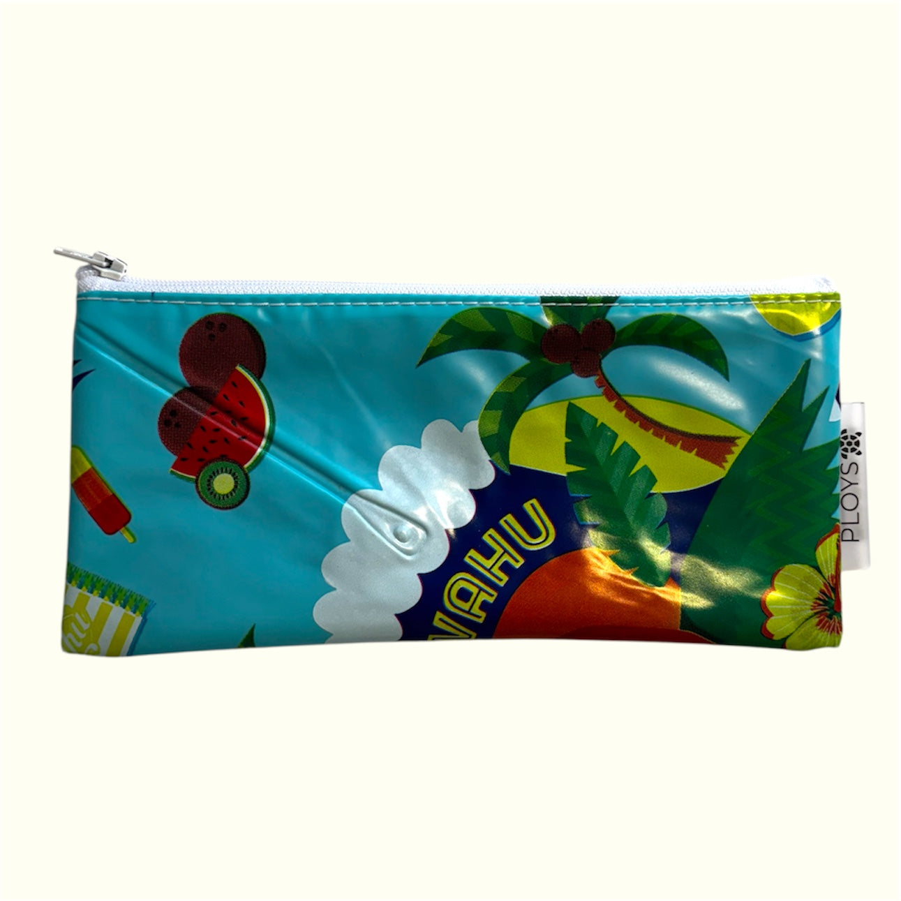 Pencil Case or Zippered pouch  - Recycled inflatables