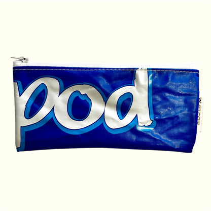Pencil Case or Zippered pouch  - Recycled inflatables