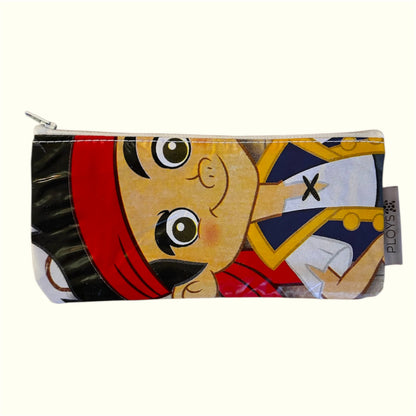 Pencil Case or Zippered pouch  - Recycled inflatables