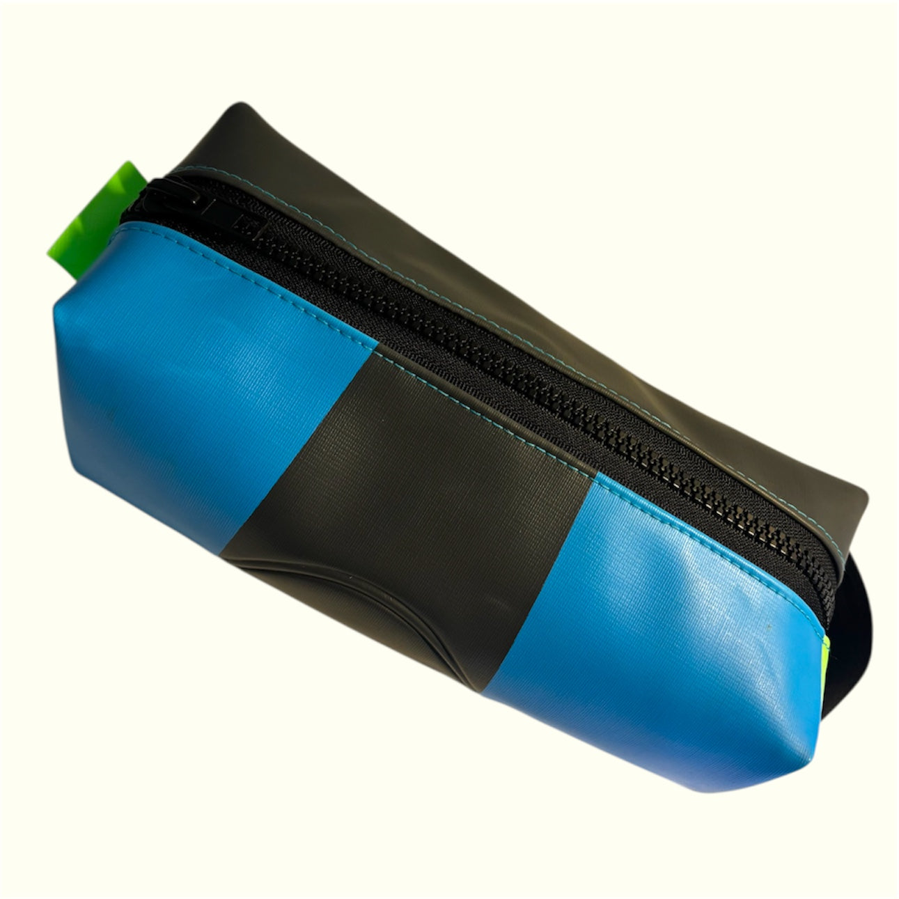 Eco-Friendly Wash Bag – Sustainable Zipper Box Pouch Made from Upcycled Pool Inflatables | Waterproof Travel Pouch