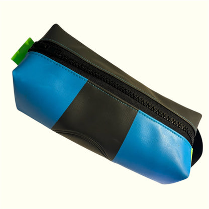 Eco-Friendly Wash Bag – Sustainable Zipper Box Pouch Made from Upcycled Pool Inflatables | Waterproof Travel Pouch