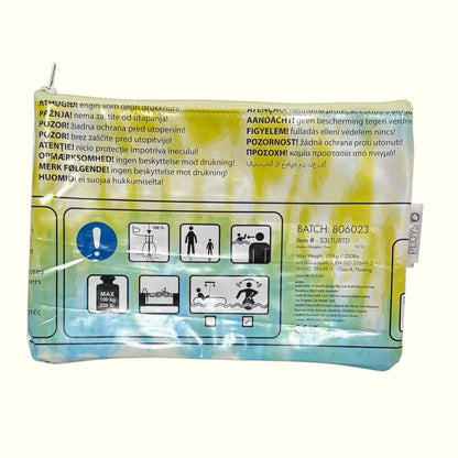 Wet Bag Medium – Eco-Friendly Purse or Pencil Case Made from Upcycled Pool Inflatables | Unique Wet Bag