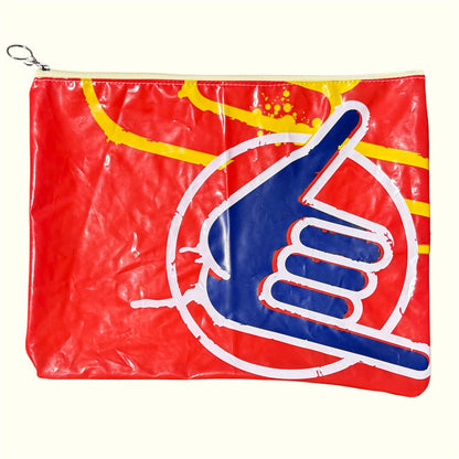 Wet Bag Large – Multipurpose Swim, Art or Book Bag from Upcycled Inflatables