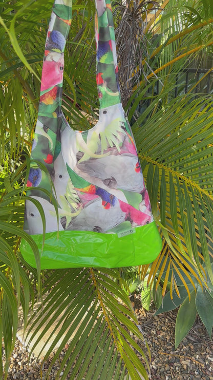 Boho Bags from Recycled Flags, Banners and Inflatables