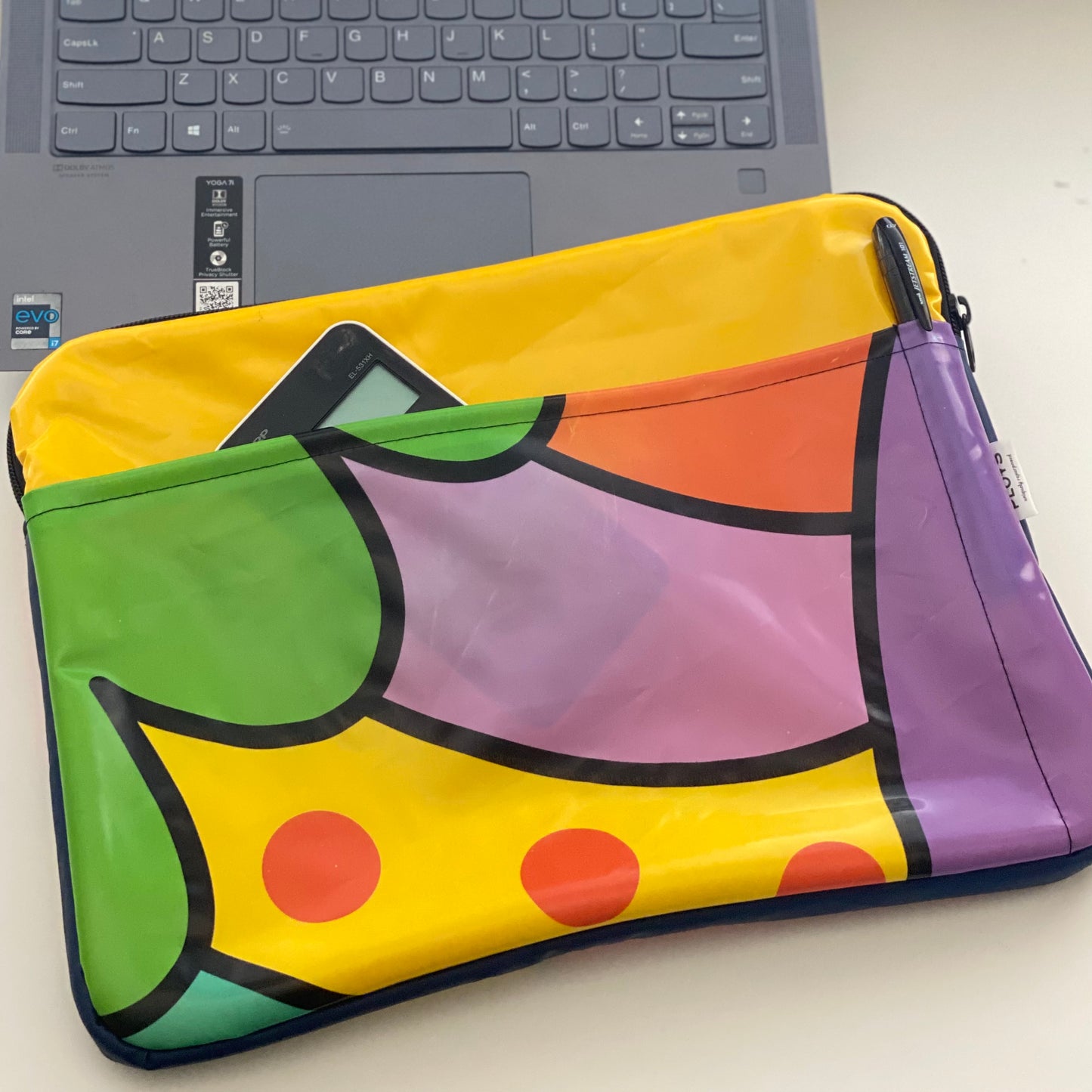 Recycled Laptop Case - ex inflatables - variety of colours