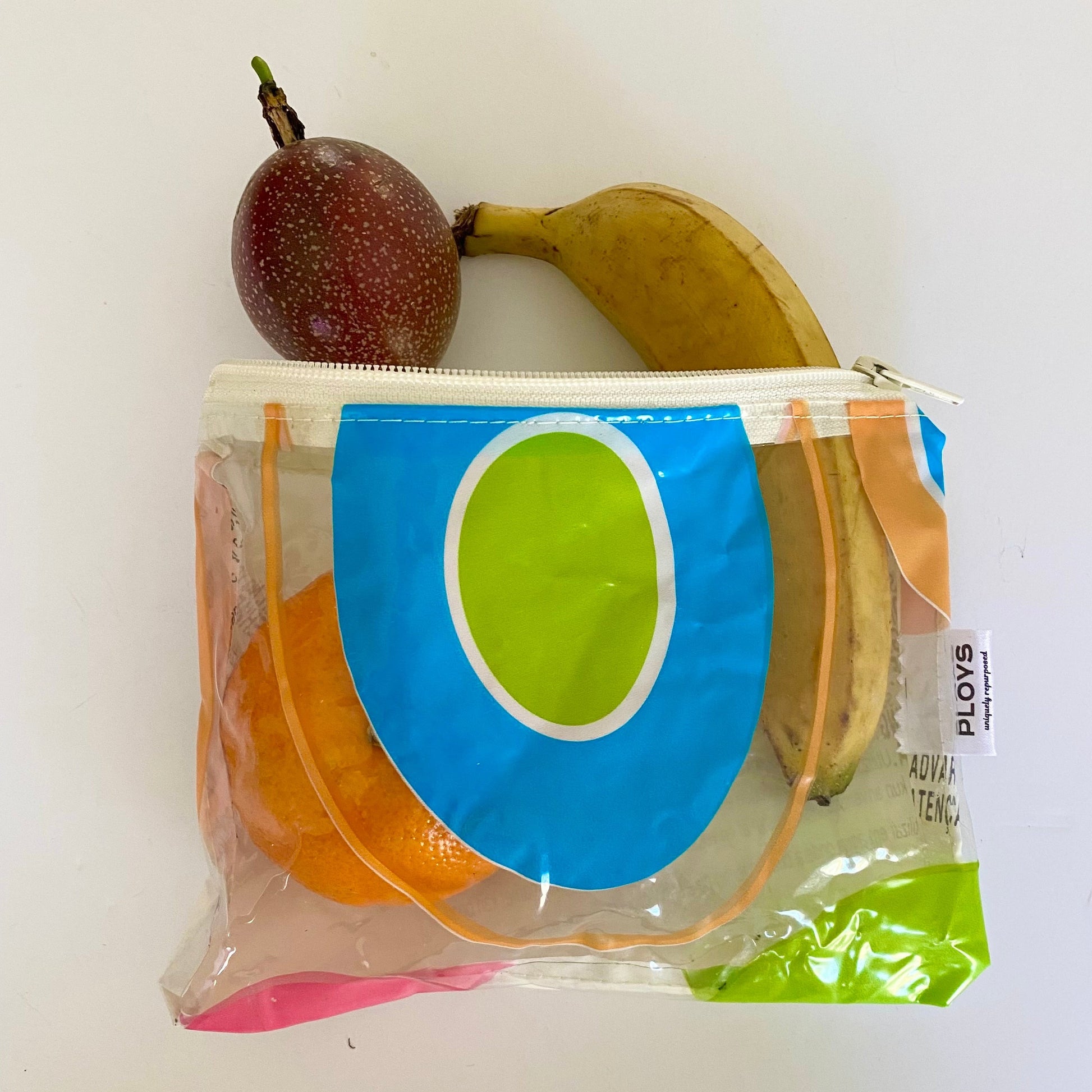 Zippered pouch, snack bag, wet bag, period proof, cosmetics, drip proof made from recycled pool inflatables