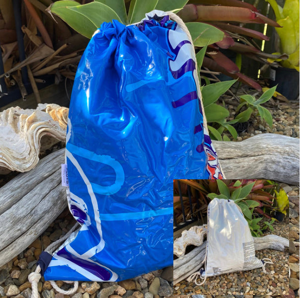 Swim or Sports Bags - recycled inflatables - variety of colours