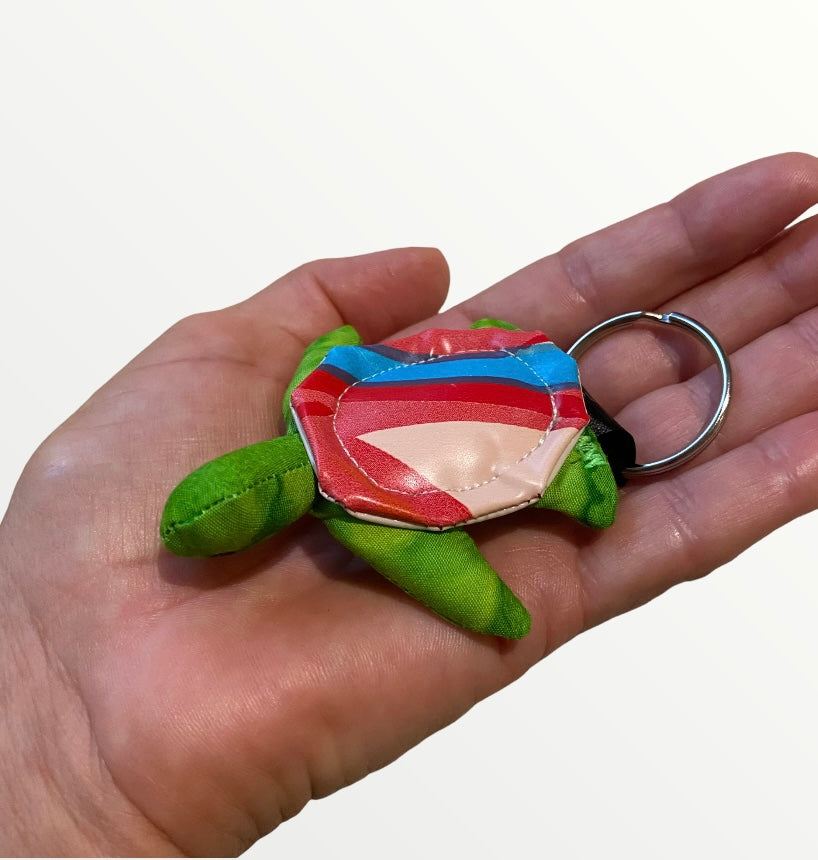 Keyring - recycled inflatables