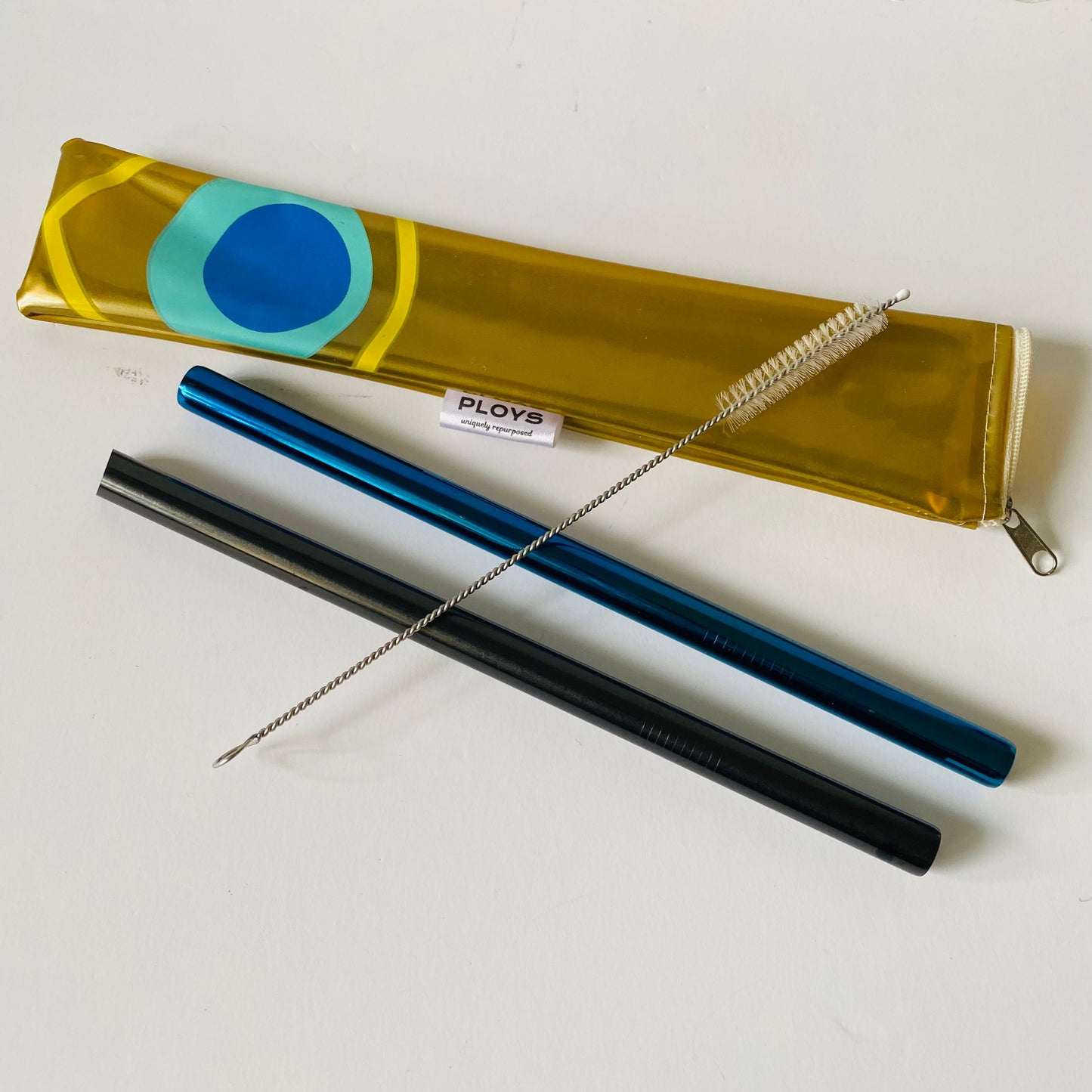 Reusable Straws Metal or Bamboo for use in Strawcases