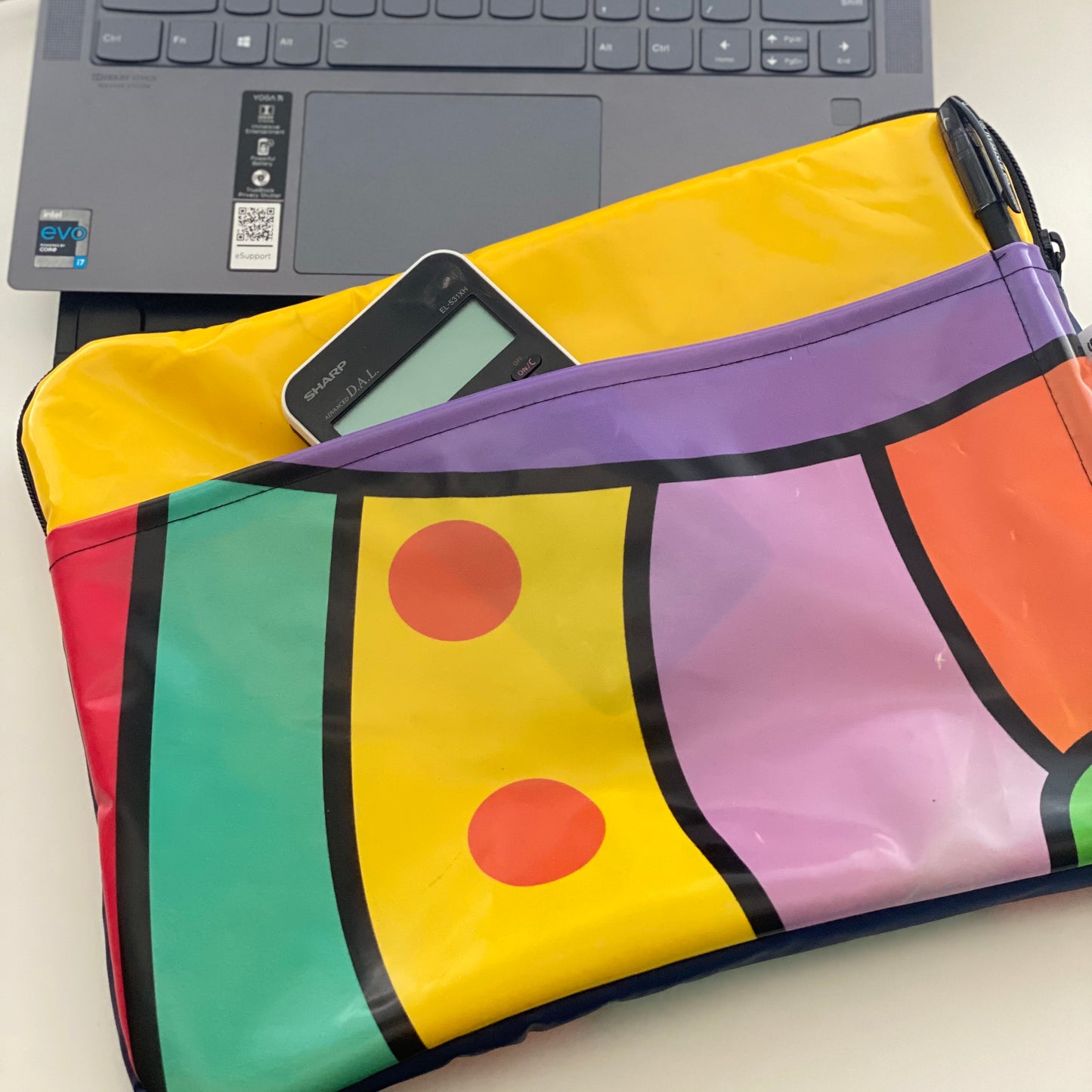 Recycled Laptop Case - ex inflatables - variety of colours