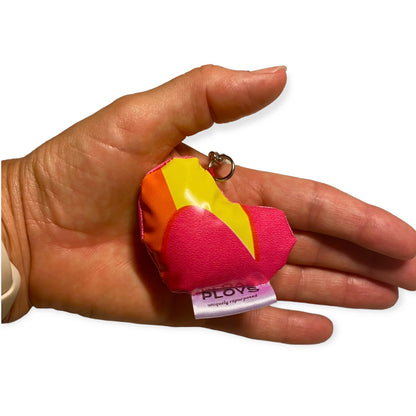 Keyring - recycled inflatables