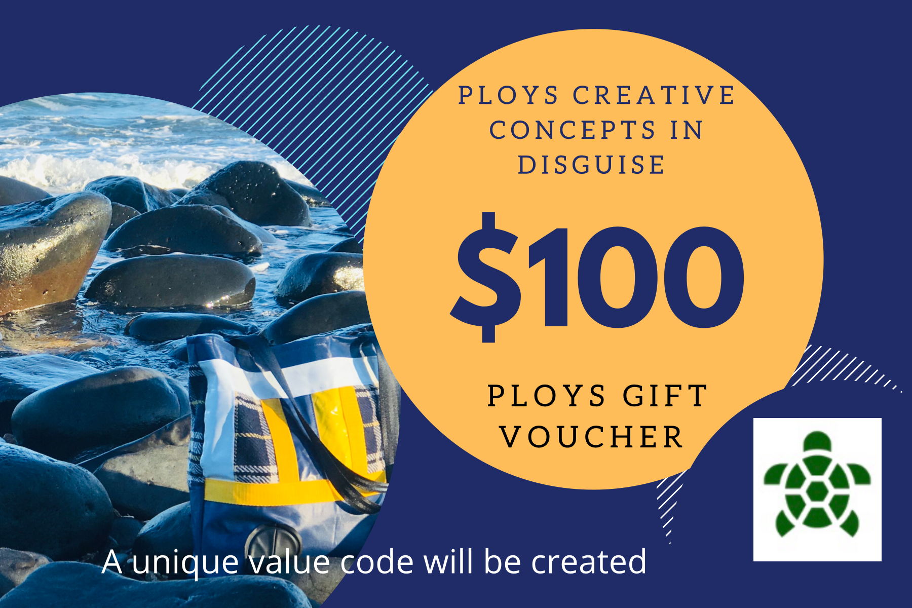 PLOYS bags from recycled pool inflatables gift vouchers $100